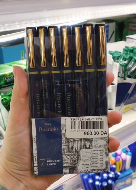 ساكورا ESDK-5A القلم المائي بيجما ميكرون مجموعة أقلام رسم أقلام الحبر الأسود علامات اللوحة لوازم الفن للقرطاسية الفنية